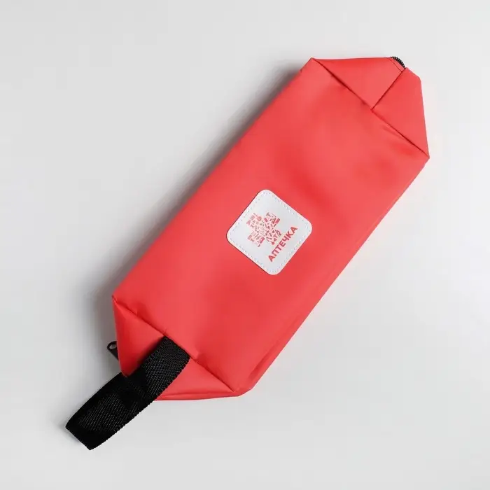 Аптечка дорожная, 23,5х10х11,5 см, красный Аптечка дорожная, 23,5х10х11,5 см, красный