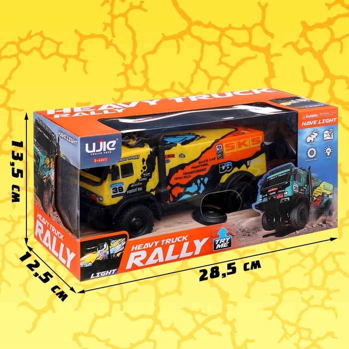 Грузовик радиоуправляемый «Ралли», световые эффекты, работает от батареек Грузовик радиоуправляемый «Ралли», световые эффекты, работает от батареек