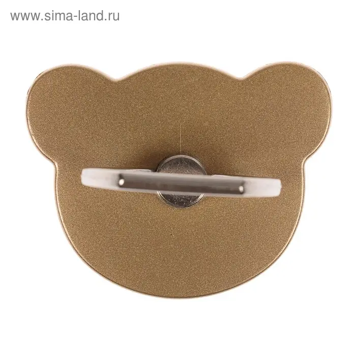 Держатель-подставка с кольцом для телефона Luazon, в форме «Мишки», цвет золотой