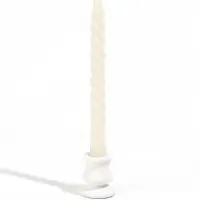 Свеча витая, 2.3&times;24.5 см, 5 ч, 50 г, слоновая кость