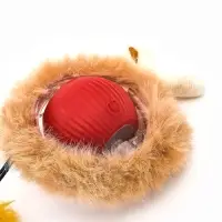 Интерактивная игрушка для кошек &laquo;Убегающий мех&raquo;, красная