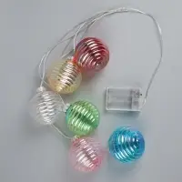 Гирлянда &laquo;Нить-гроздь&raquo; 60 см, прозрачная нить, &laquo;Красочные шары&raquo;, 30 LED, 4.5 В, от батареек AAх3, свечение тёплое белое