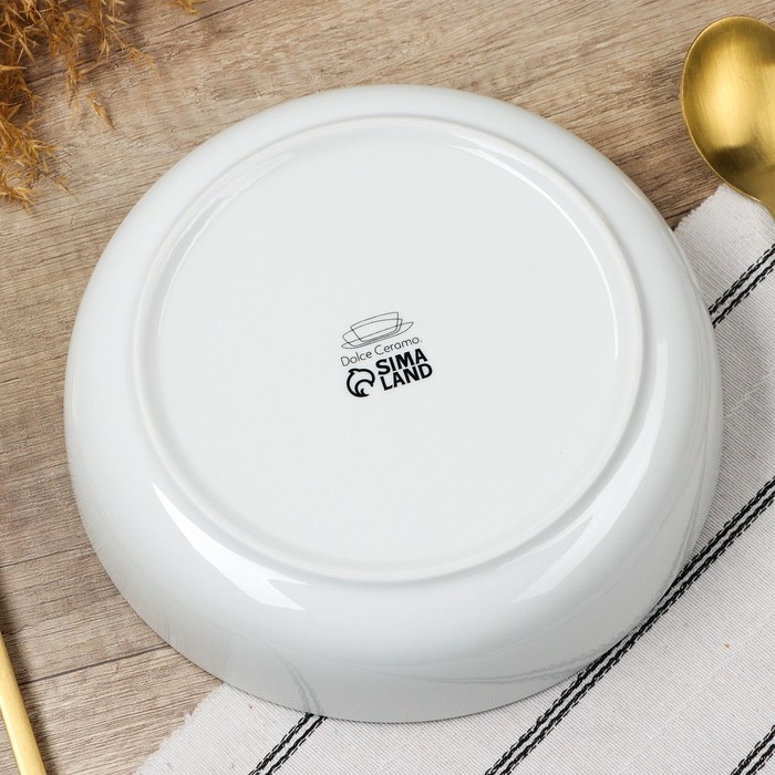 Глубокая тарелка керамическая «С любовью», 20 см, 1000 мл Глубокая тарелка керамическая «С любовью», 20 см, 1000 мл