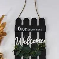 Крючки декоративные дерево &laquo;Здесь растет любовь&raquo;, ключница настенная, 20.5&times;29.8 см