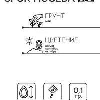 Семена цветов Пампасная трава &laquo;Белый шлейф&raquo;, &laquo;Перстиж семена&raquo;, 0.1 г