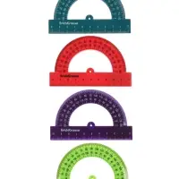 Транспортир 180&deg;, 10 см, ErichKrause Reef, МИКС