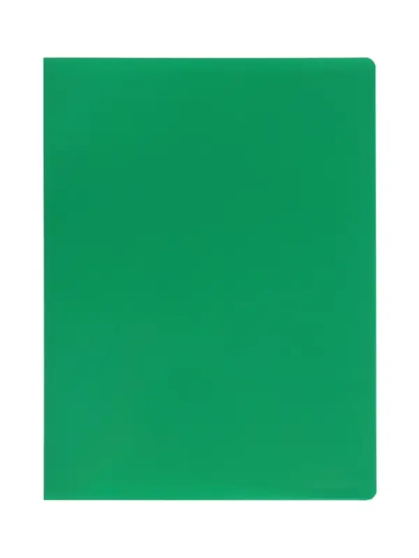 Папка с 40 вкладышами А4, 500 мкм, Calligrata, текстура &laquo;песок&raquo;, зелёная