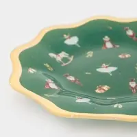 Тарелка десертная цветок "Сказочные истории" 20,5х1,5 см