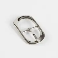 Пряжка для ремня, 3.6&times;2.4 см, 18 мм, цвет серебряный