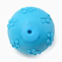 Игрушка для собак &laquo;Мяч-лапка&raquo;, 6 см, TPR, синяя