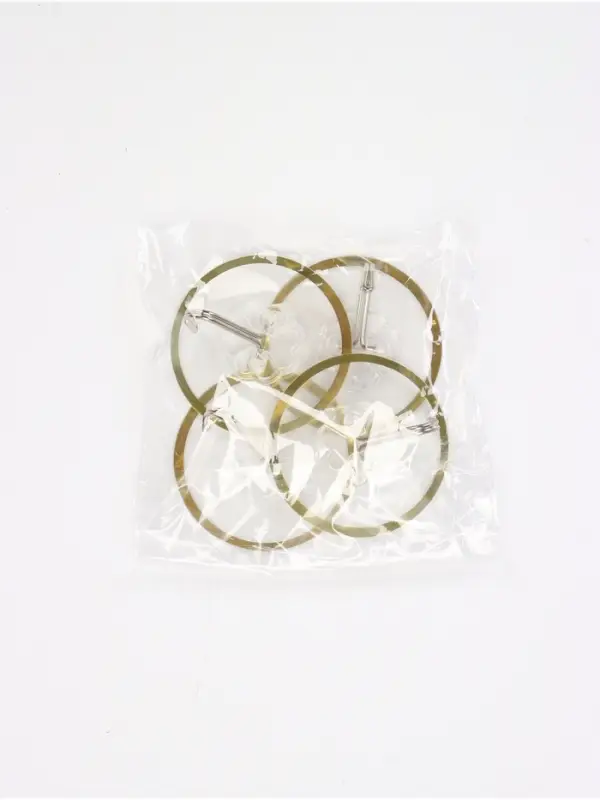Крючки самоклеящиеся Доляна Gold, 4 шт., 6&times;6&times;2 см, прозрачные