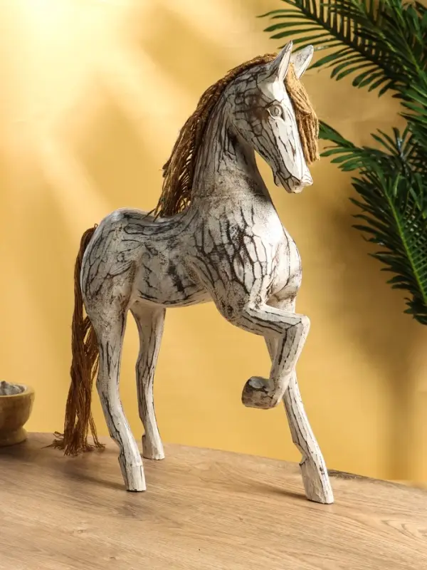 Сувенир интерьерный "Конь" дерево, 37х10х48 см