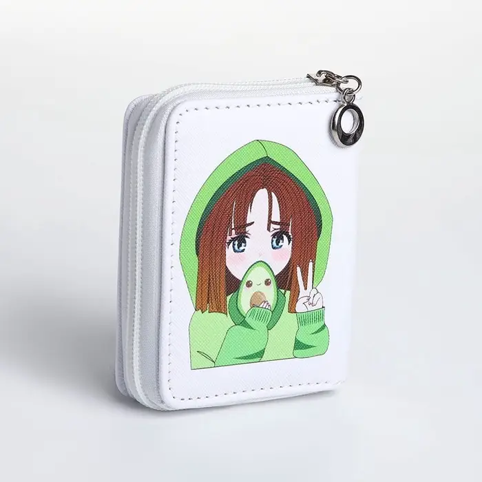 Кошелёк детский на молнии Выбражулька &laquo;Авокадо&raquo;, белый