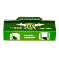 Клеевая ловушка Домик SAFEX, малая, с запахом арахиса, 1 шт.