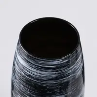 Ваза «Прованс», h=26 см, стекло, чёрная