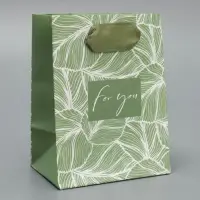 Пакет подарочный ламинированный, упаковка, «Для тебя», 9 х 12 х 6.5 см Пакет подарочный ламинированный, упаковка, «Для тебя», 9 х 12 х 6.5 см