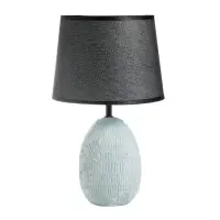 Лампа настольная RISALUX &laquo;Триана&raquo;, Е14, 40 Вт, мятно-чёрная, 22.5&times;22.5&times;35 см