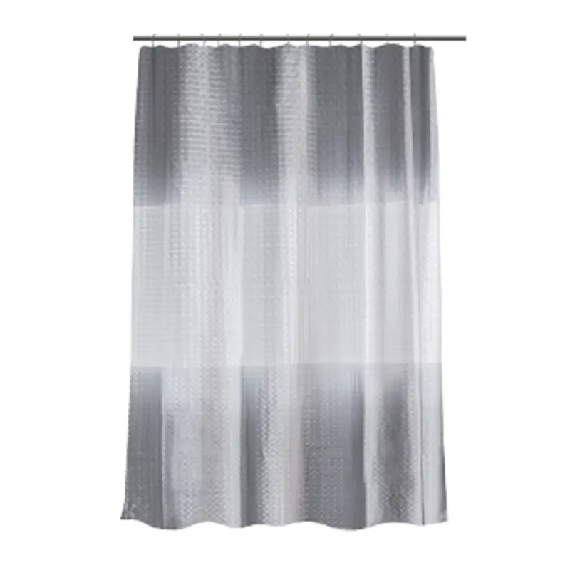 Шторка для ванной тм VETTA Кристалл Твин, ПЕВА 3D 90гр., 180x180 см, серый