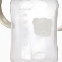 Поильник - непроливайка Baby Bear с силиконовым носиком, 270 мл., бежевый Mum&Baby