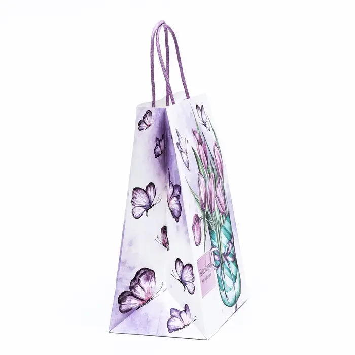 Пакет крафт «Хорошего настроения» 22×12×27 см Пакет крафт «Хорошего настроения» 22×12×27 см