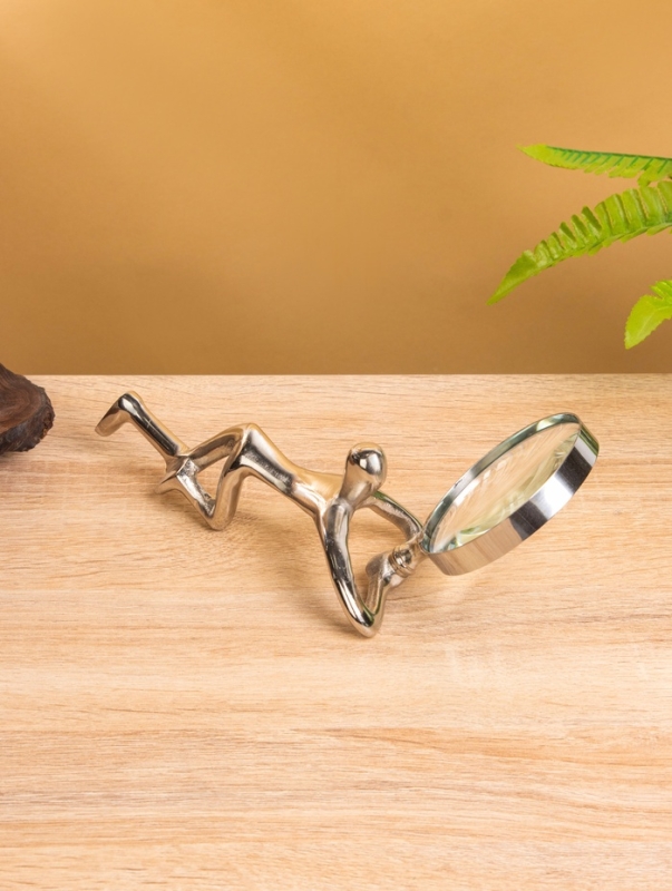 Лупа с подставкой «Чтец», 6.5×10×24 см, металл Лупа с подставкой «Чтец», 6.5×10×24 см, металл