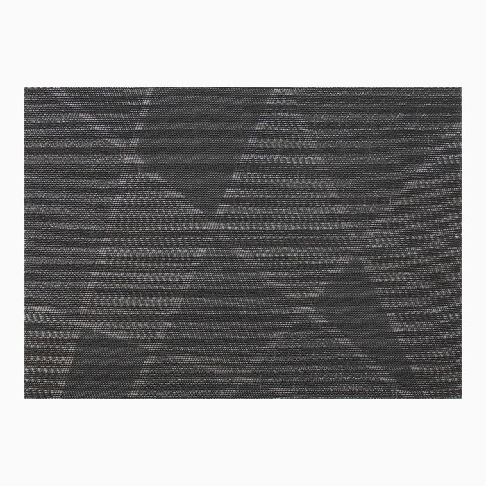 Салфетка на стол Доляна, цв.черный, 45*30см