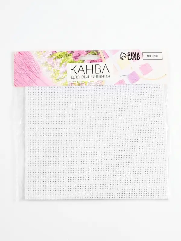 Канва для вышивания №11, 30&times;20 см, белая