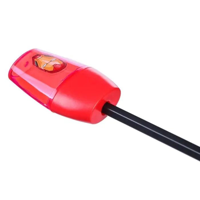 Точилка пластиковая, красная, «Мстители»