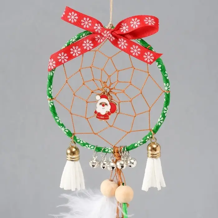 Ловец снов амулет &laquo;Рождественский олень&raquo;, с бубенцами, 9&times;23 см