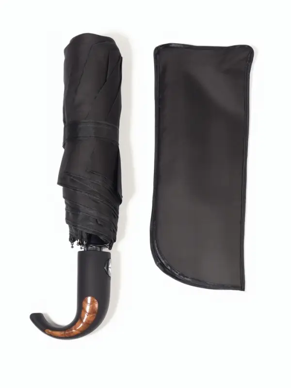 Зонт автоматический &laquo;Элеганс&raquo;, 3 сложения, 8 спиц, R=47/53 см, d=94 см, чёрный