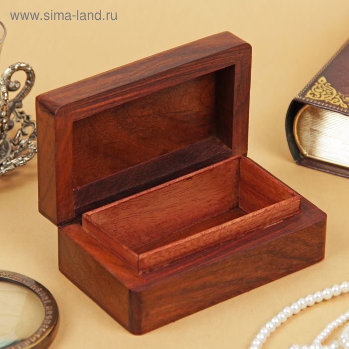 Шкатулка дерево  Шкатулка дерево "Снежинка" 12,7х7,5х5 см