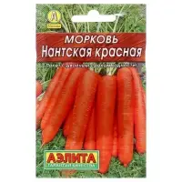 Семена Морковь &laquo;Нантская красная&raquo;, 2 г, &laquo;Аэлита&raquo;