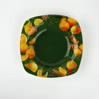 Тарелка суповая новогодняя &laquo;Апельсины&raquo;, 20&times;20 см