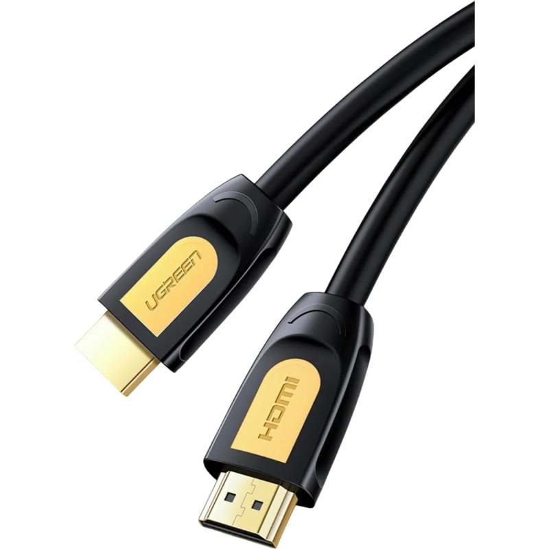 Кабель UGREEN HD101 HDMI 4K цвет желтый/черный. 1м (10115)