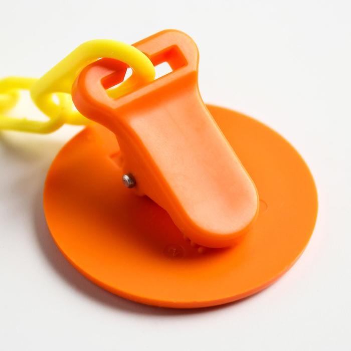 Держатель для соски - пустышки «Лисёнок», на цепочке Держатель для соски - пустышки «Лисёнок», на цепочке