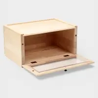 Хлебница Donna Anna, 38&times;25.5&times;20 см, дерево беёза, бежевая