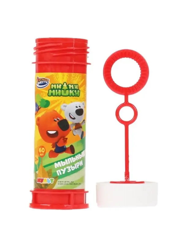 Мыльные пузыри «Ми-ми-мишки», 60 мл Мыльные пузыри «Ми-ми-мишки», 60 мл