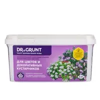 Удобрение минеральное для цветов и декоративных кустарников, Dr.Grunt, ведро, 3.3 л