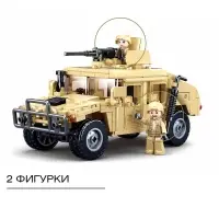 Конструктор Модельки Sluban &laquo;Боевой джип&raquo;, 265 деталей