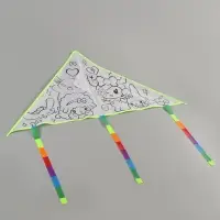 Воздушный змей - раскраска Funny toys &laquo;Кролик и друзья&raquo;, 80 см, 6 фломастеров