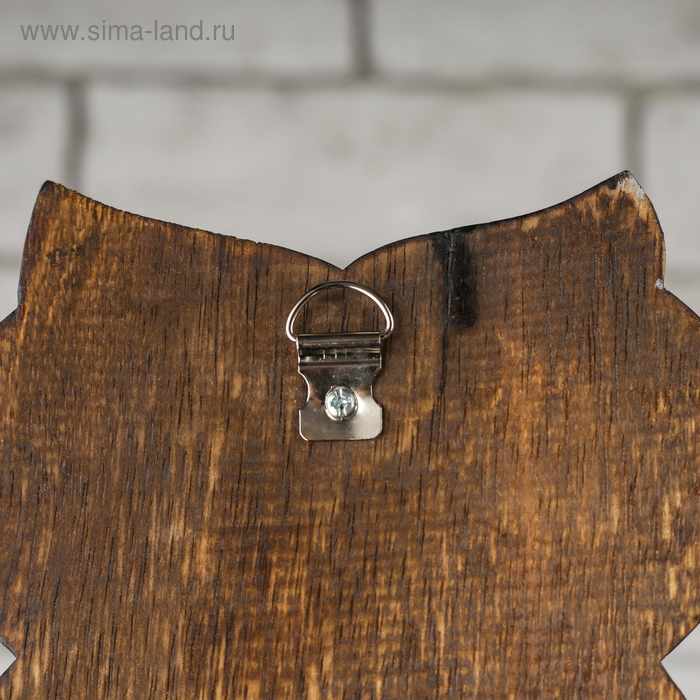 Настенное панно "Сова - радуга" 28х16х1,6 см