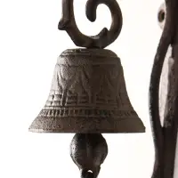 Колокол настенный декоративный &laquo;Птица на ветке&raquo;, чугун, 24&times;12&times;7.5 см