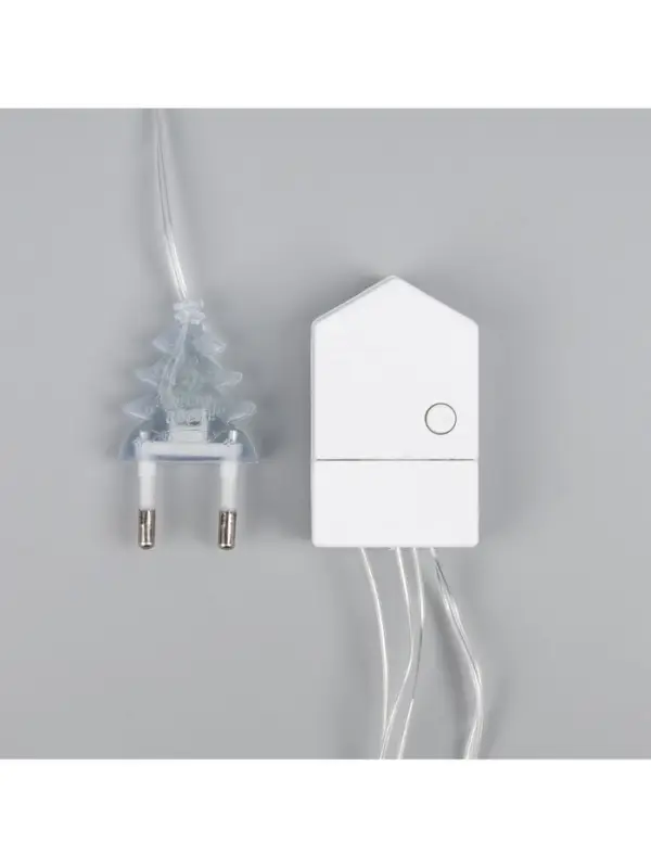 Гирлянда &laquo;Сеть-ёлка&raquo; 1&times;1 м, IP20, тёмная нить, 90 LED, свечение мульти, 8 режимов, 220 В