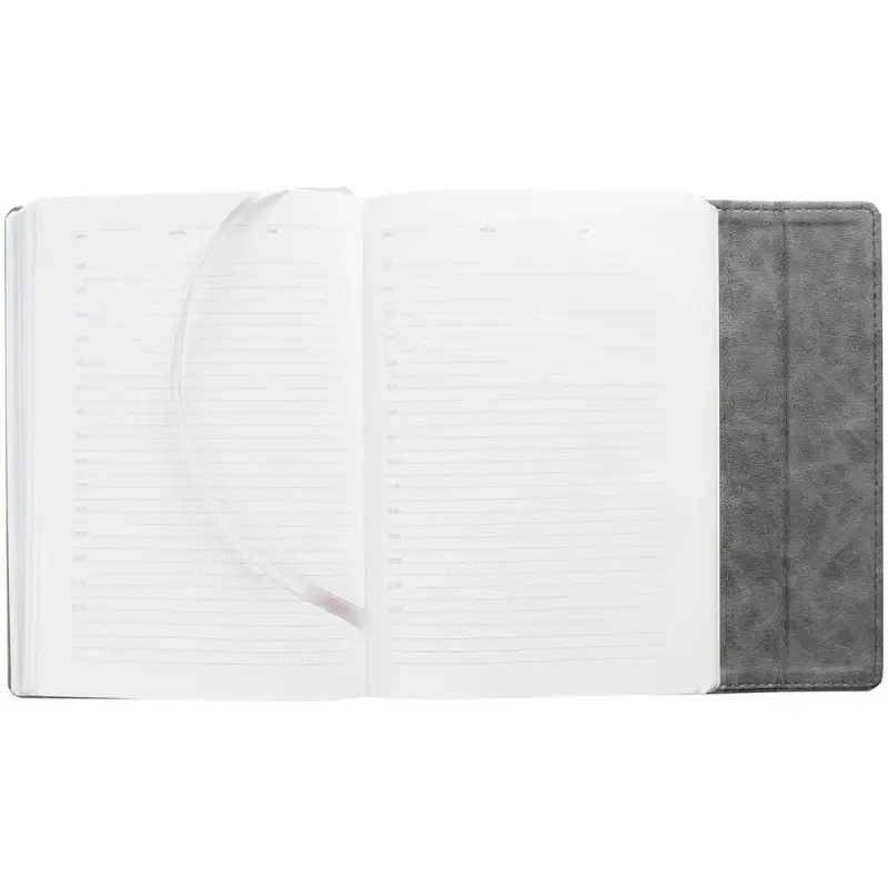 Ежедневник Flap на заказ, недатированный, серый Ежедневник Flap на заказ, недатированный, серый