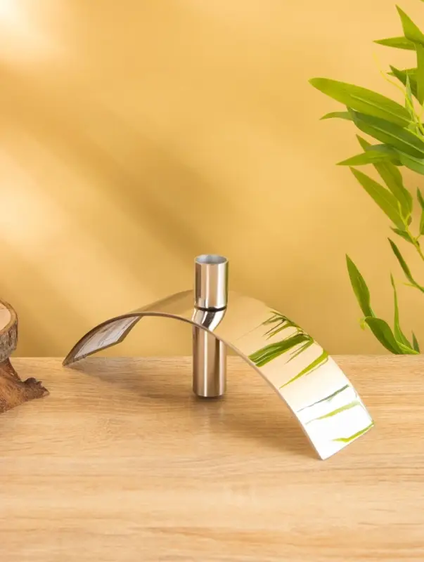 Подсвечник "Блеск" 25х6х10 см, нерж. сталь