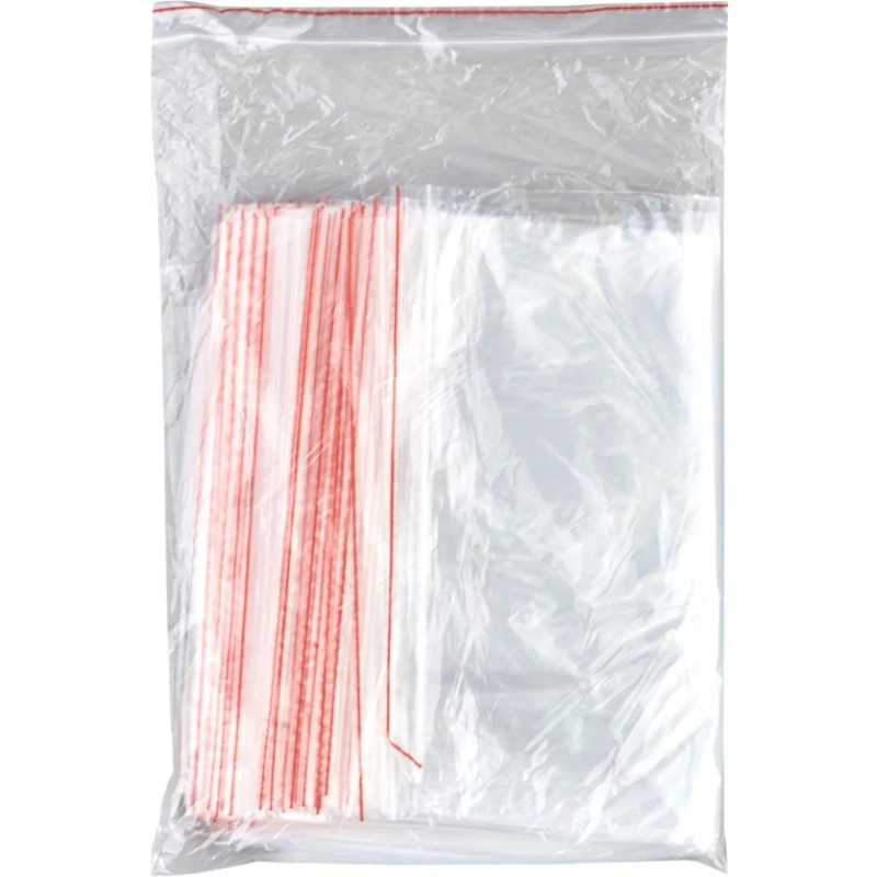 Пакет с замком (Zip Lock) 25x35 см., 35мкм, 100 шт/