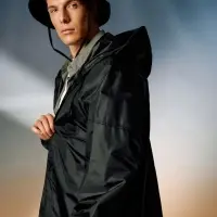 Дождевик унисекс Rainman черный, размер XXL