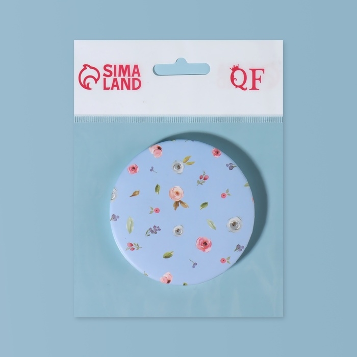 Зеркало складное «Цветы», d = 7,5 см, с увеличением, рисунок МИКС Зеркало складное «Цветы», d = 7,5 см, с увеличением, рисунок МИКС