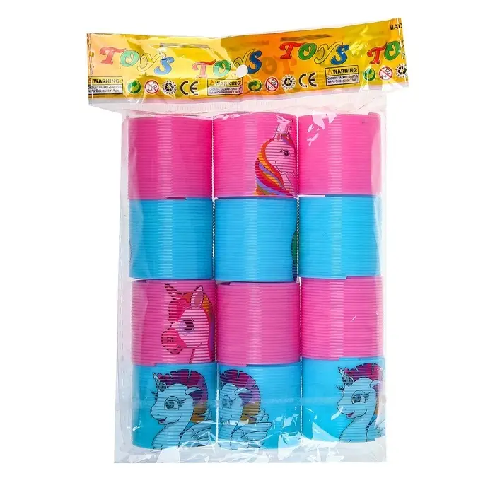 Пружинка - радуга «Единорог», d=3.5 см, МИКС Пружинка - радуга «Единорог», d=3.5 см, МИКС