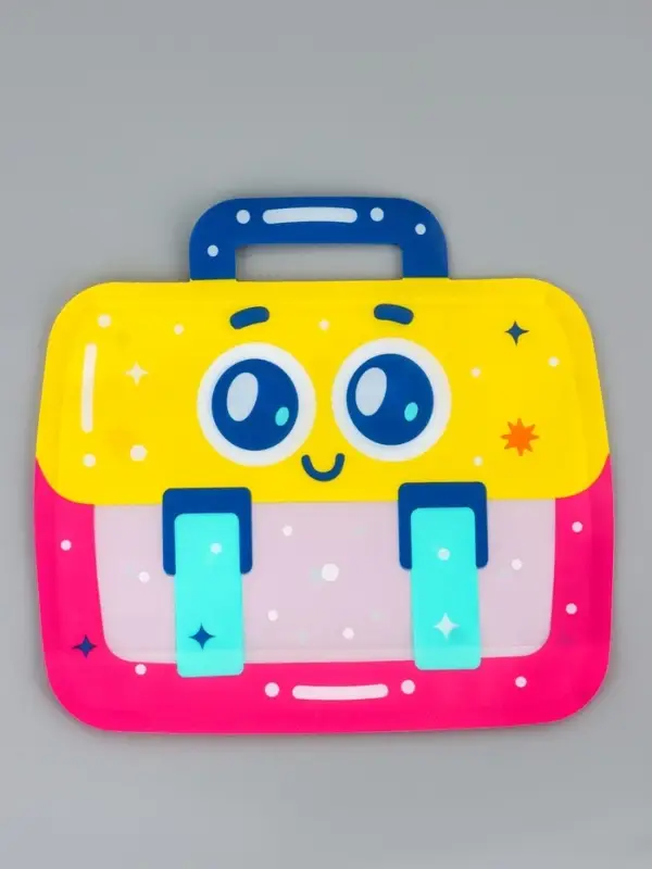 Пакет подарочный, с zip-lock застежкой &laquo;Портфель&raquo;, фигурный, 20&times;19+3 см